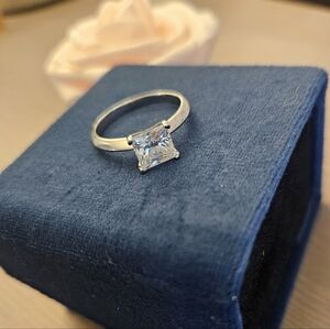 Moissainte Princess Cut Ring